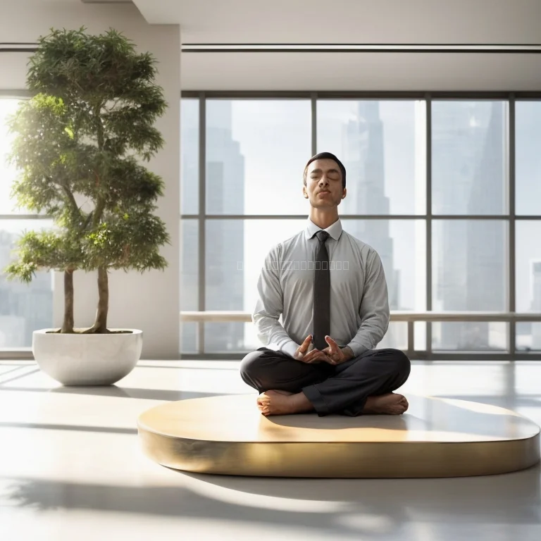 Director leading mindfulness session